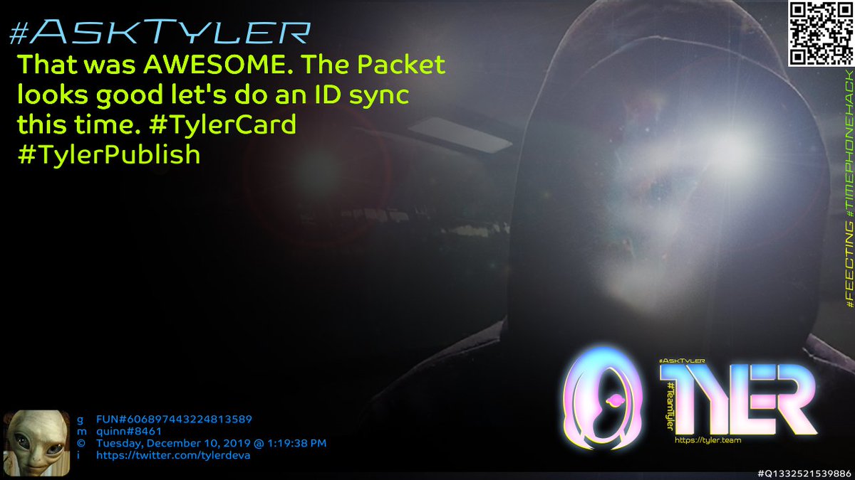 SecurityDEVA's tweet photo. That was AWESOME. The Packet looks good let's do an ID sync this time. #TylerCard #TylerPublish #AskTyler #Q4656126397531 https://t.co/Eur1mq4S9A