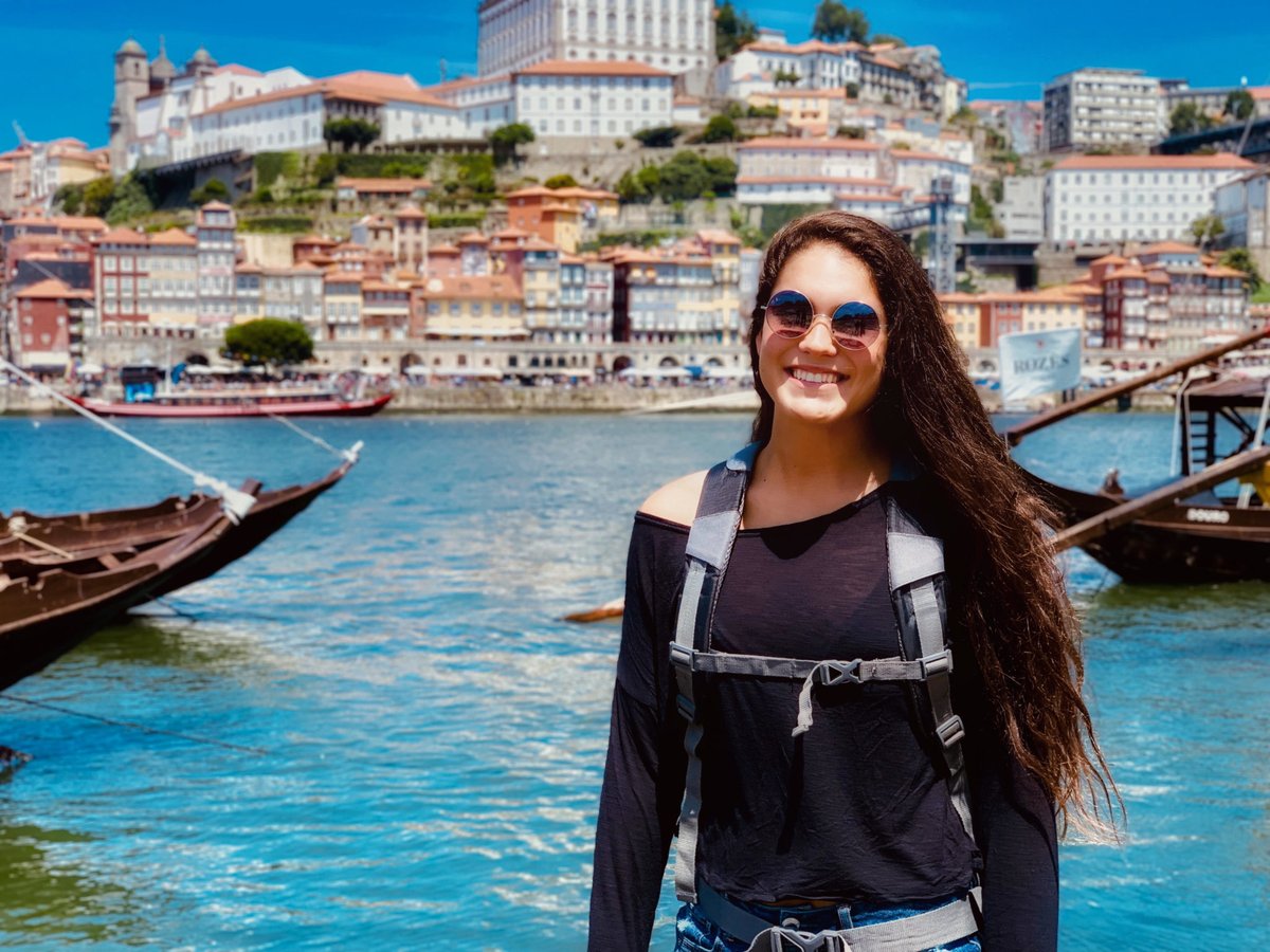 wjclarklibrary's tweet photo. We are so proud of our Library student worker, Marcy, who traveled to Portugal to study disability services in that country as part of the @wjcollege Magellan Project. https://t.co/u45qnnipK6 https://t.co/fKudYtpfQD