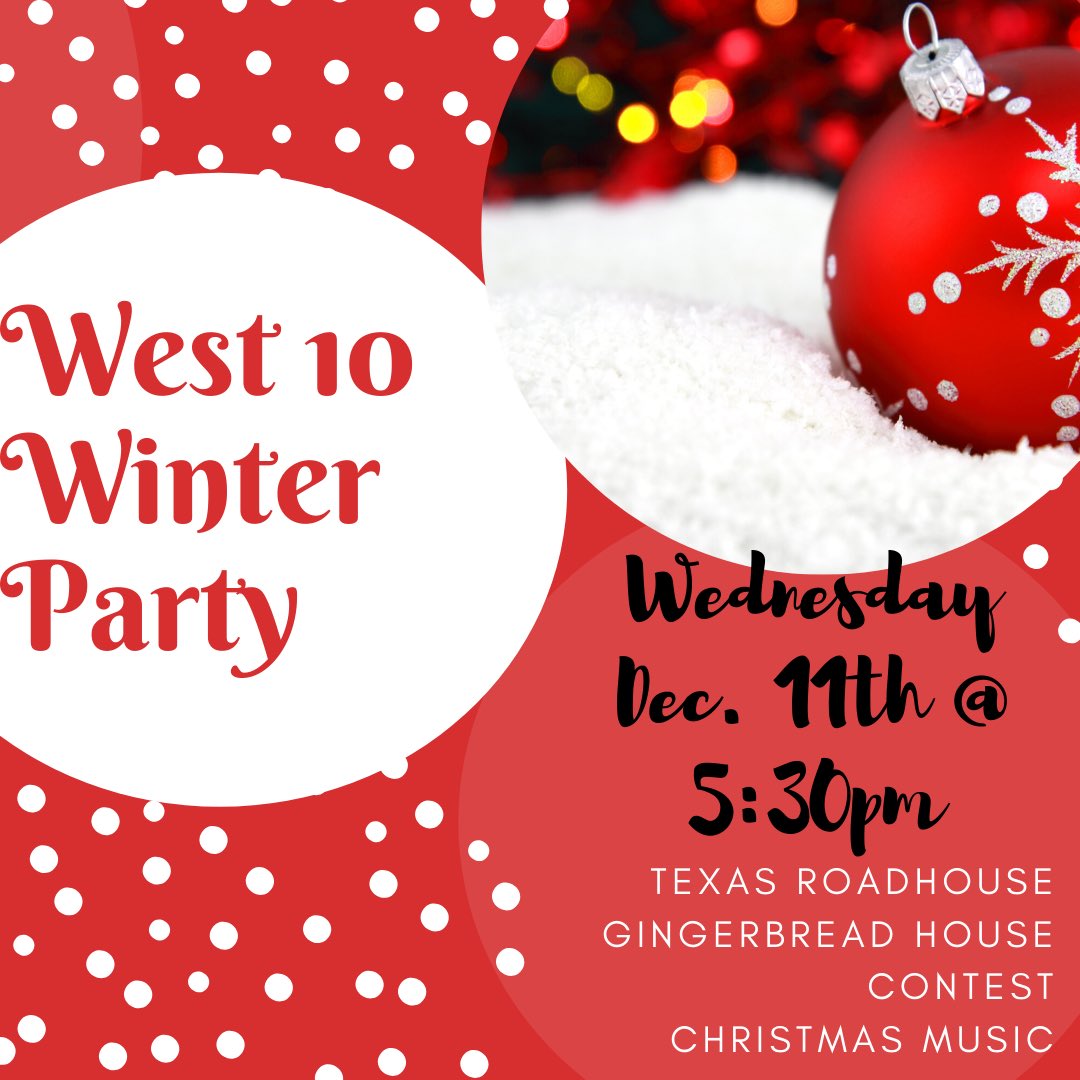 West10Tally's tweet photo. 🥵 Take a break from finals &amp; get into the holiday spirit! 🤶🎁 We will be having our winter party Tomorrow, Wednesday Dec. 11th, from 5:30pm-7pm in the clubhouse! See you there! #fsu #noles #famu #tcc https://t.co/573eEj0Dbf