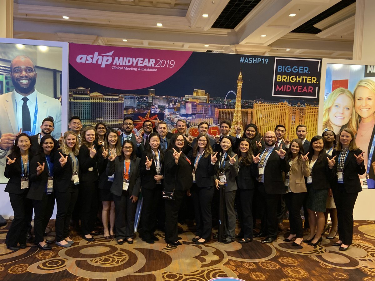 Today is an exciting day for <a href="/TTUHSC/">Texas Tech University Health Sciences Center</a> pharmacy students at the <a href="/ASHPOfficial/">ASHP</a> Midyear Clinical Meeting &amp; Exhibition in Las Vegas! The projects and research of more than 30 students was accepted for poster presentation or abstract publication as part of the poster forum. #ASHP19