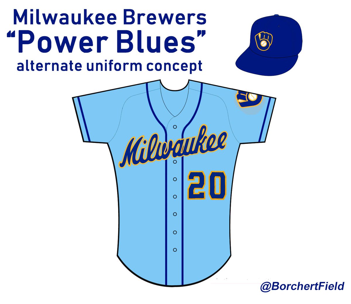 brewers light blue jersey