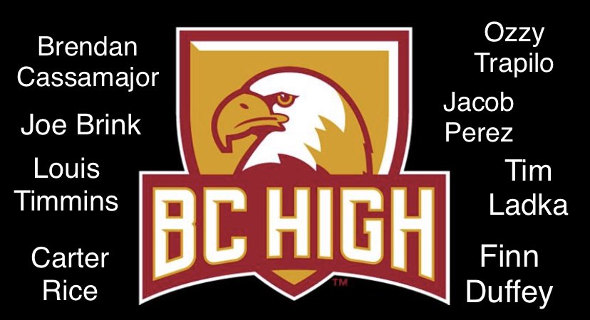 bchighfootball's tweet photo. Congratulations to our Catholic Conference All Stars! @BChighathletics @BCHigh @b_cass27 @OzzyTrapilo @JoeyBrink12 @tladka3 @JacobPerez102 @crice123 @finnduffey https://t.co/opQIs3EqgV