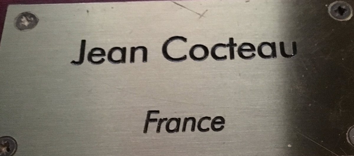  #LesCinéastesDuHangarRangée 8174- JEAN COCTEAU5 juillet 1889 - 11 octobre 1963(France)- Le Sang d’un Poète (32)- La Belle et la Bête (46)- L’Aigle à deux Têtes (48)- Les Parents Terribles (48)- Les Enfants Terribles (50)- Orphée (50)- Le Testament d’Orphée (60)