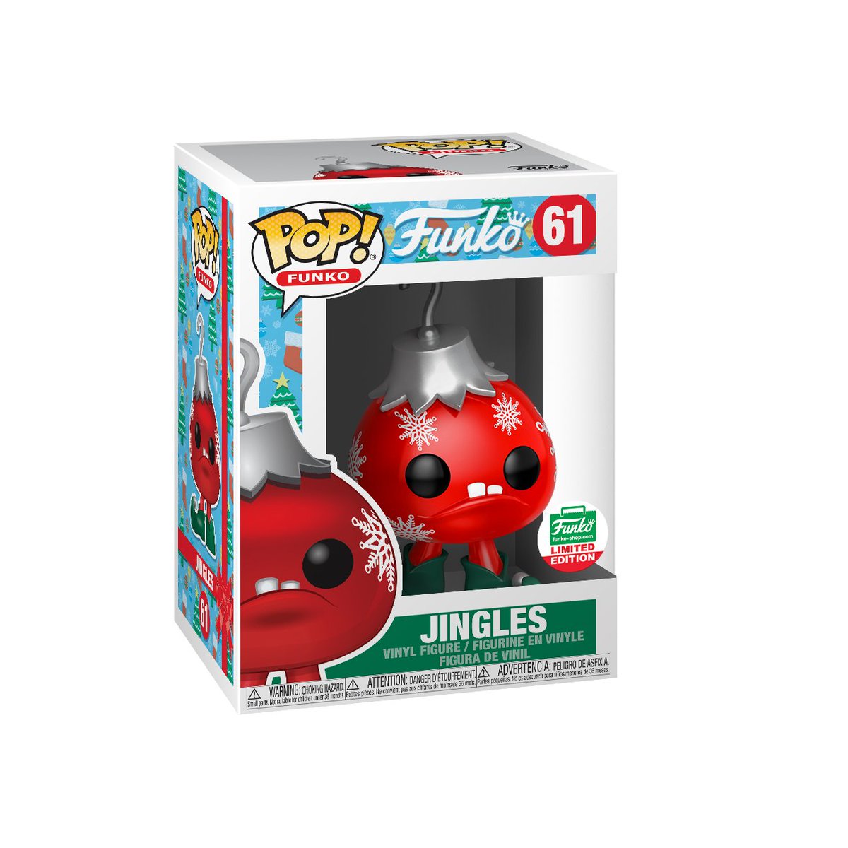 Funko's tweet photo. RT &amp; follow @funko for a chance to WIN a Funko Shop Exclusive Jingles Pop! This Pop! is included in the Cyber Monday Blind Bundle on https://t.co/qenGujcD3g!  
#Funko #FunkoPop #FunkoShop #Pop #Exclusive #Jingles #Holiday https://t.co/MxvOw178t6