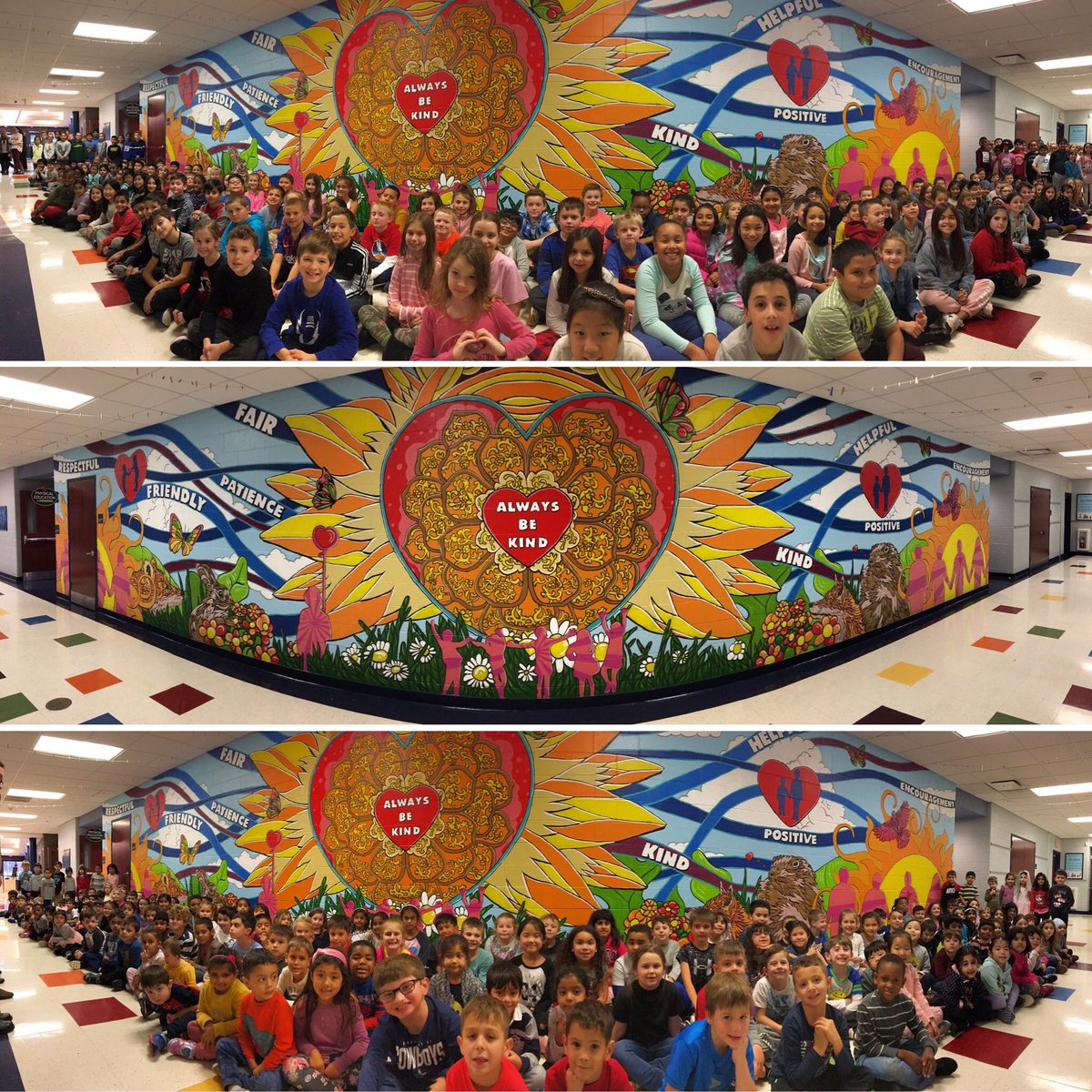 Completed mural collaboration at Lenape Meadows School in Mahwah, NJ!!! Thank you to the hardworking students and staff for your participation 🎨😊. <a href="/DawnUttel/">Dawn Uttel</a> <a href="/LMMahwah/">Lenape Meadows School</a> <a href="/mahwahschools/">Mahwah Public Schools</a> <a href="/NewJerseyNewser/">I Love New Jersey!🍅</a> <a href="/NewJerseyProud/">Jersey Proud</a> <a href="/_TheMSF_/">Mahwah Schools Foundation</a>