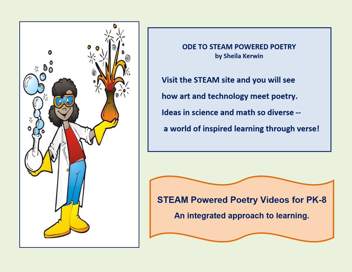 steampoweredpo1's tweet photo. Don't miss "Unleash Your Inner Poet" on Sheila Kerwins #blog SENSIFOROUS https://t.co/TcjHf9oRuo #teachers #STEMeducation #STEM #Steam #poetry #learning #Steam #iteachmath #STEMed #stempoetry #blogger #amwriting #WritingCommunity #literacy #mustread #earlychildhood #PrimaryRocks https://t.co/9GpEaEKY44