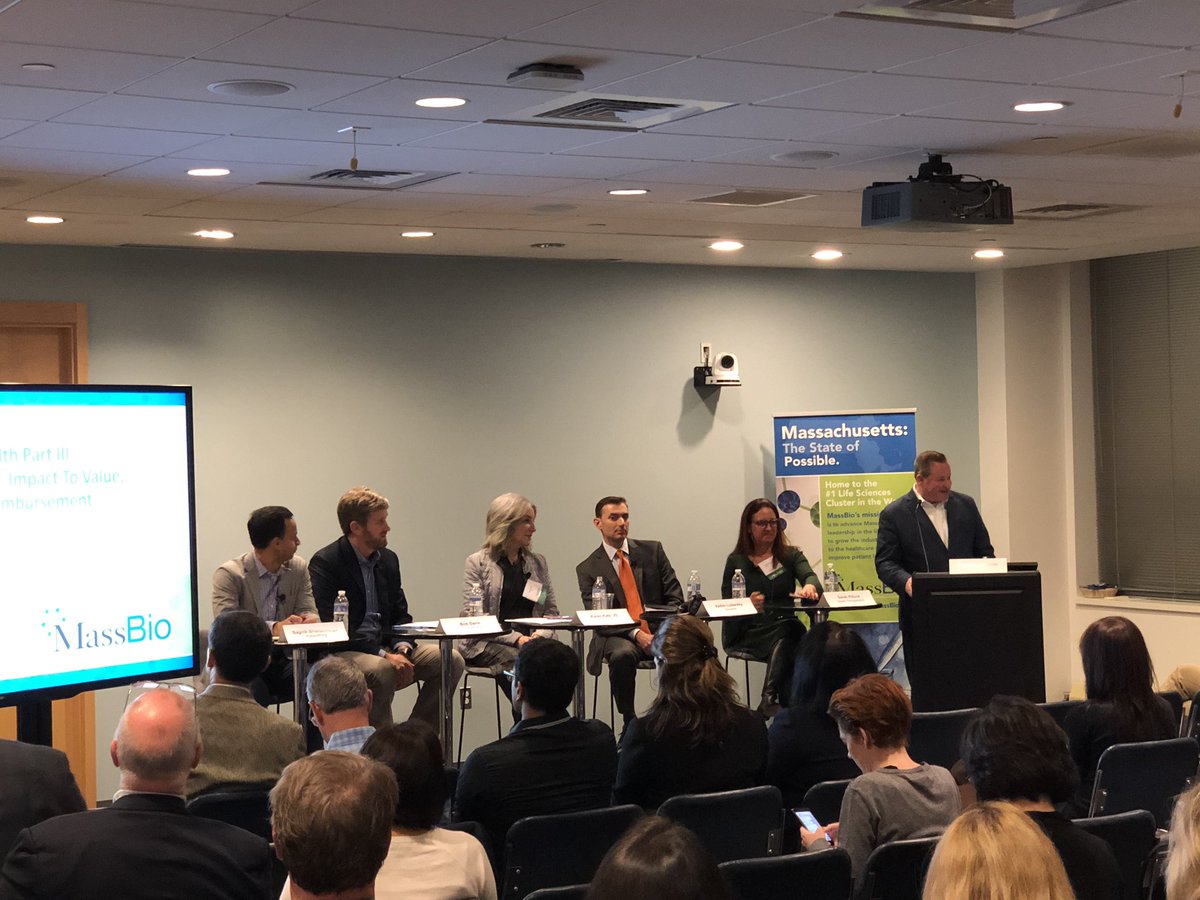 MassBio's tweet photo. The last Value of Health event for 2019 is focused on disruptors. We’re asking our panelists “what’s going to disrupt the value, access, and reimbursement environment in the next 5-10 years”. Tell us what you think. #valueofhealth https://t.co/uyGKtlGJms