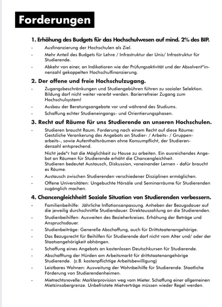 wiederbrennen's tweet photo. Aber wir sind lauter denn je! Ihr könnt uns raustragen, aber wir kommen wieder! 
Unsere Forderungen richten sich an die Verantwortlichen der Koalitionsverhandlungen. Unsere Forderungen sind für euch. Seid laut mit uns!

#wiederbrennen #besetztdieunis #unsreichts https://t.co/br7sCNTwH8