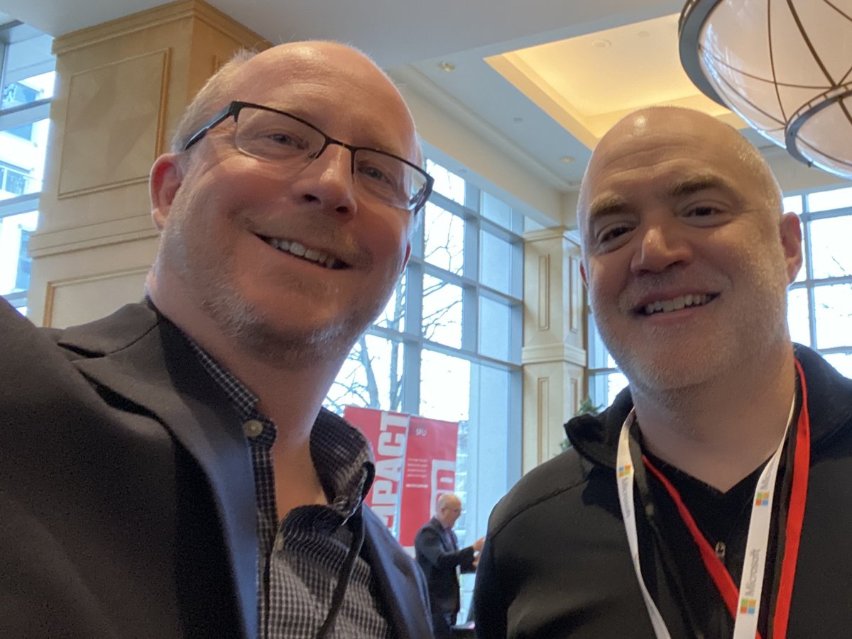 StarFishMedical's tweet photo. John Walmsley attended #CrossoverAI gathering of Artificial Intelligence leaders and investors in Vancouver convened by AINBC and CityAge. John catches up with Raghwa Gopal of Innovate BC and Dr. Frank Wood at the event. #AI https://t.co/maUdiT3oLR