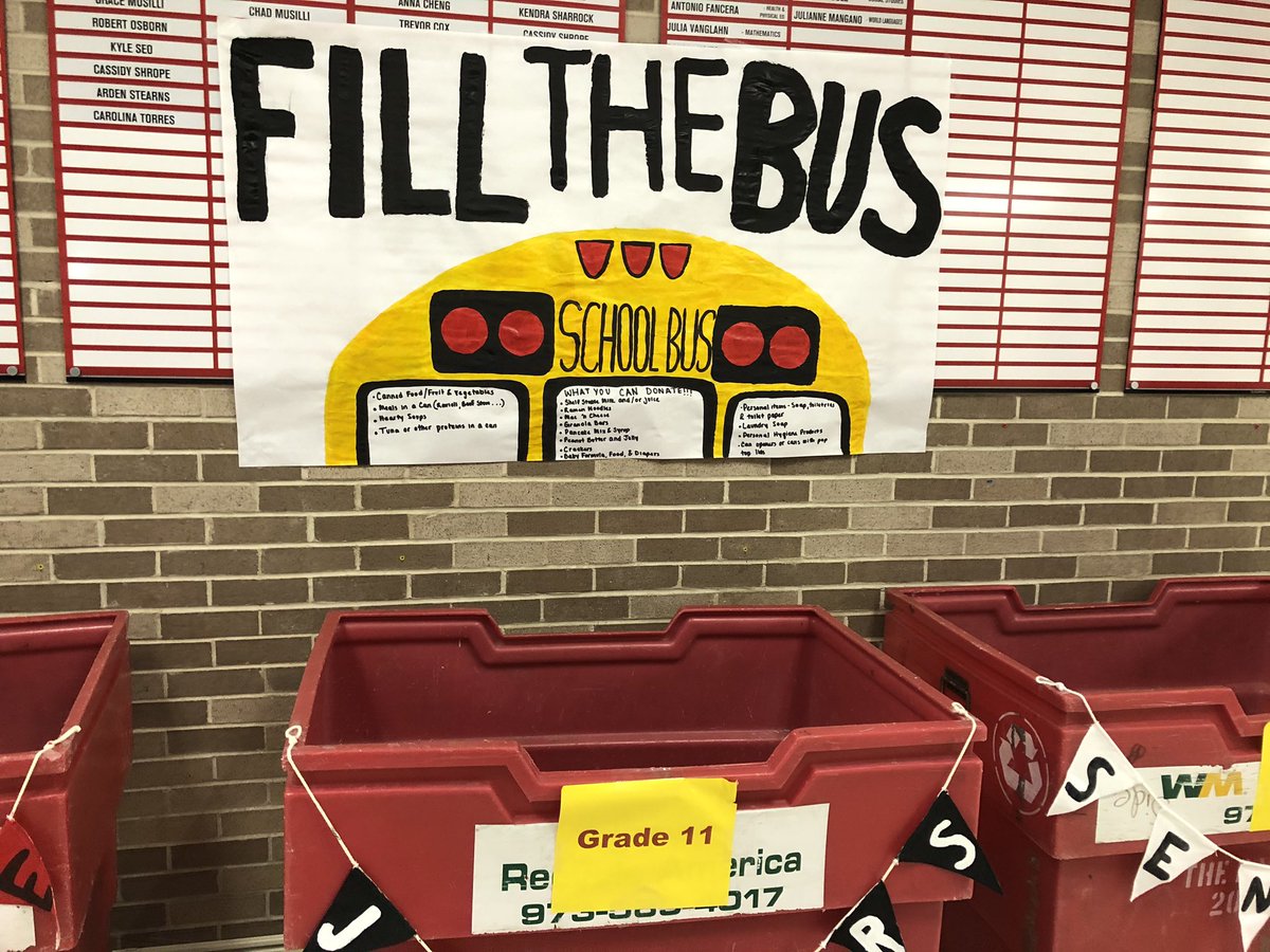 Morgan Wuhrl (@morganwuhrl) on Twitter photo Just finished our fill the bus banner! Make sure you come down and fill up those bins. <a href="/HPRwildcats/">High Point Regional High School</a> <a href="/JonTallamy/">Jon Tallamy</a> #hprhswildcats #fooddrive #TopofNJ #hprhs Just finished our fill the bus banner! Make sure you come down and fill up those bins. <a href="/HPRwildcats/">High Point Regional High School</a> <a href="/JonTallamy/">Jon Tallamy</a> #hprhswildcats #fooddrive #TopofNJ #hprhs