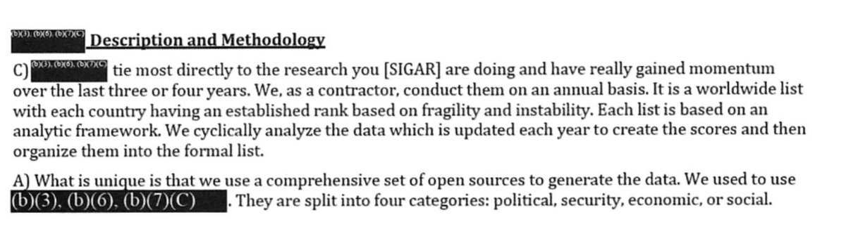 Three unnamed researchers say they have developed a model to predict local instability, which they validated by retroactively predicting the Arab spring. 56/n