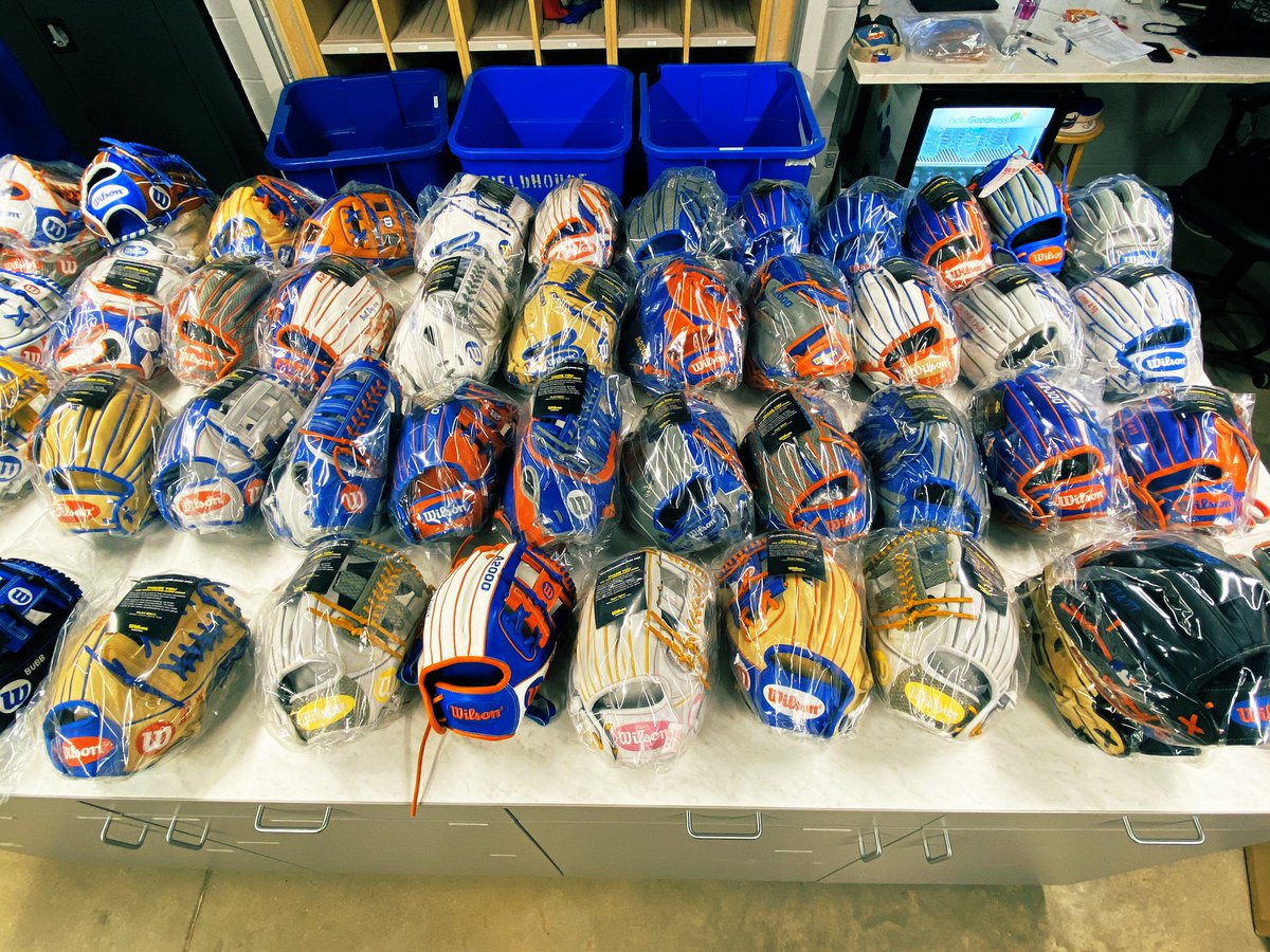 GatorsSB_EQ's tweet photo. BEST DAY EVER when our gloves come in❗️❗️❗️ Stay tuned to @GatorsSB and our page for first looks at our @wilsonballglove  #GloveDay #NewLeather #GoodGood https://t.co/6fLiObHy3O