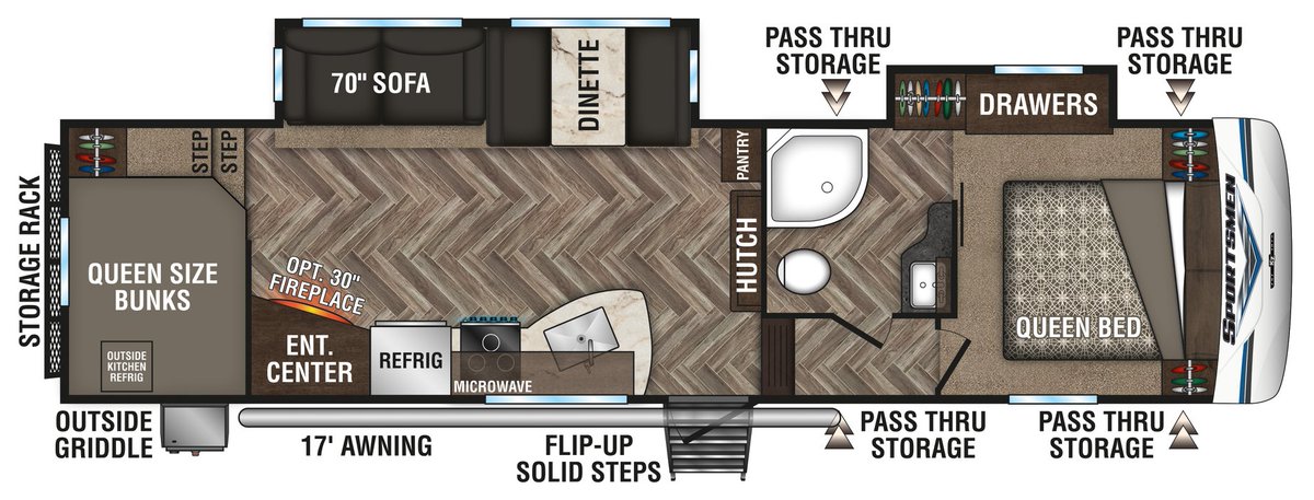 Kz Rv On Twitter The 2020 Sportsmen 292bhk Features An Outdoor