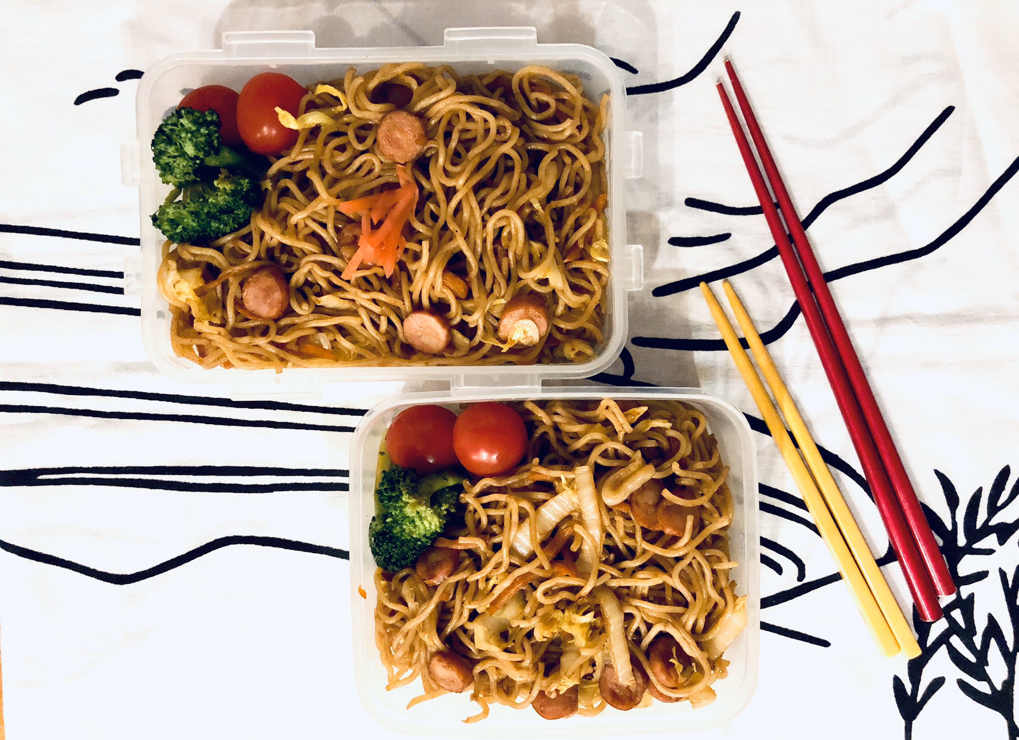 Ym 焼きそば弁当 子供のお弁当 T Co 0aupjqyayi Twitter
