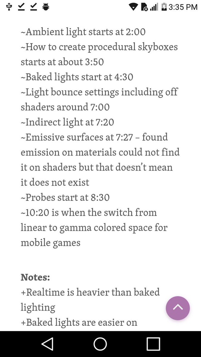 WallyOwi30's tweet image. Official Unity 5 lighting tutorial in bio and on the site times and notes are there too. Have you found a solid work around for linear color spaces showing up differently on different mobile devices or do you build with gamma from the start?
...
#gamedev #androidgamedev #unity3d