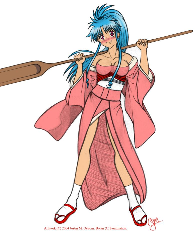 Ahh through season one and Botan is still my favorite character Not enough ...