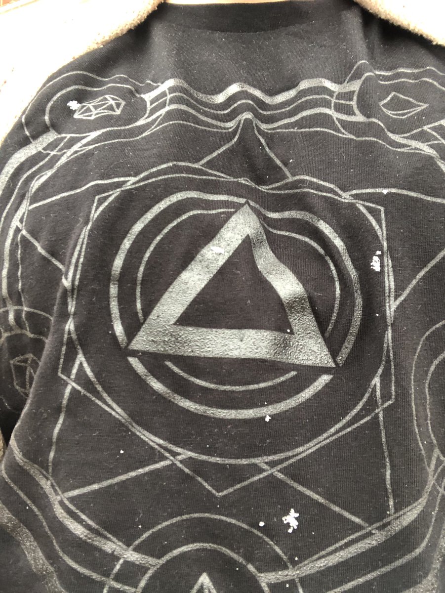 quillyfied's tweet photo. First day wearing my shirt from @CantripBrand and it snows here in the South! Can confirm 100% magic https://t.co/DGPAdbbomA