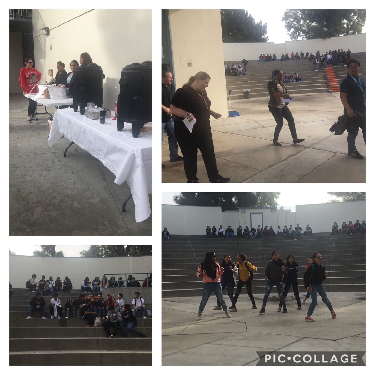 Our 8th graders took the PSAT this morning! Now it’s time to relax with churros, hot chocolate, music, and games! As you can see, our teachers enjoyed the break too!