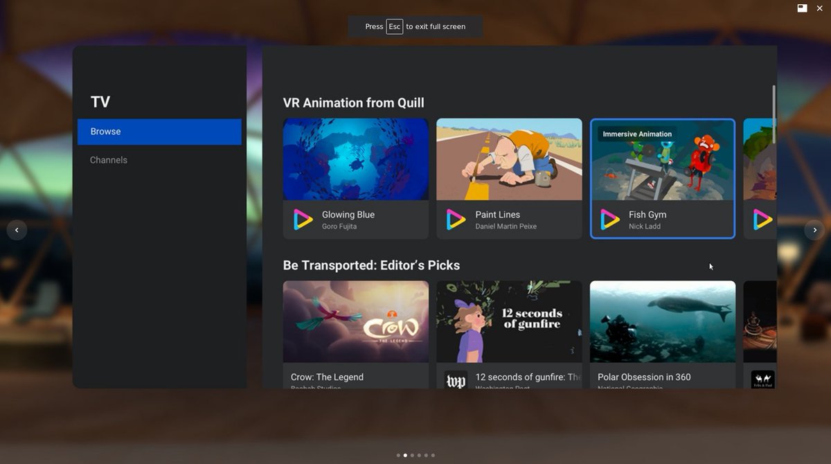 danielpeixe76's tweet photo. #Oculus just announced "Quill Theater" for the #OculusQuest !! the place where you can experience #VR illustrations and animations in their full glory!! 2 of my pieces are featured "Paint Lines" and "Lion Sentinel"! 
https://t.co/nitihVtZDo #OculusQuest #Quill #vrpainting https://t.co/OBX5XFSqtx
