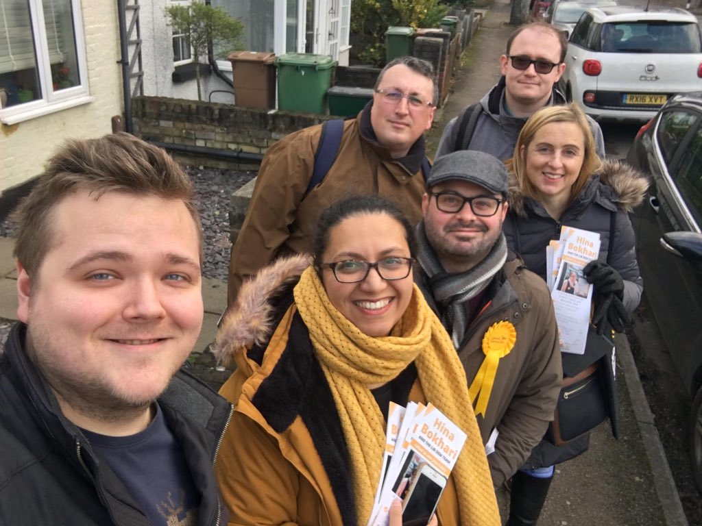 Thank you to our amazing #TeamHina volunteers who have been delivering our message in ☔️&amp;☀️:
🔶to stop Brexit
🔶to protect our NHS
🔶for school’s fair funding
🔶to protect our police

Please help &amp; volunteer suttonlibdems.org.uk/volunteer &amp; help us win back Sutton, Cheam &amp; WorcesterPark