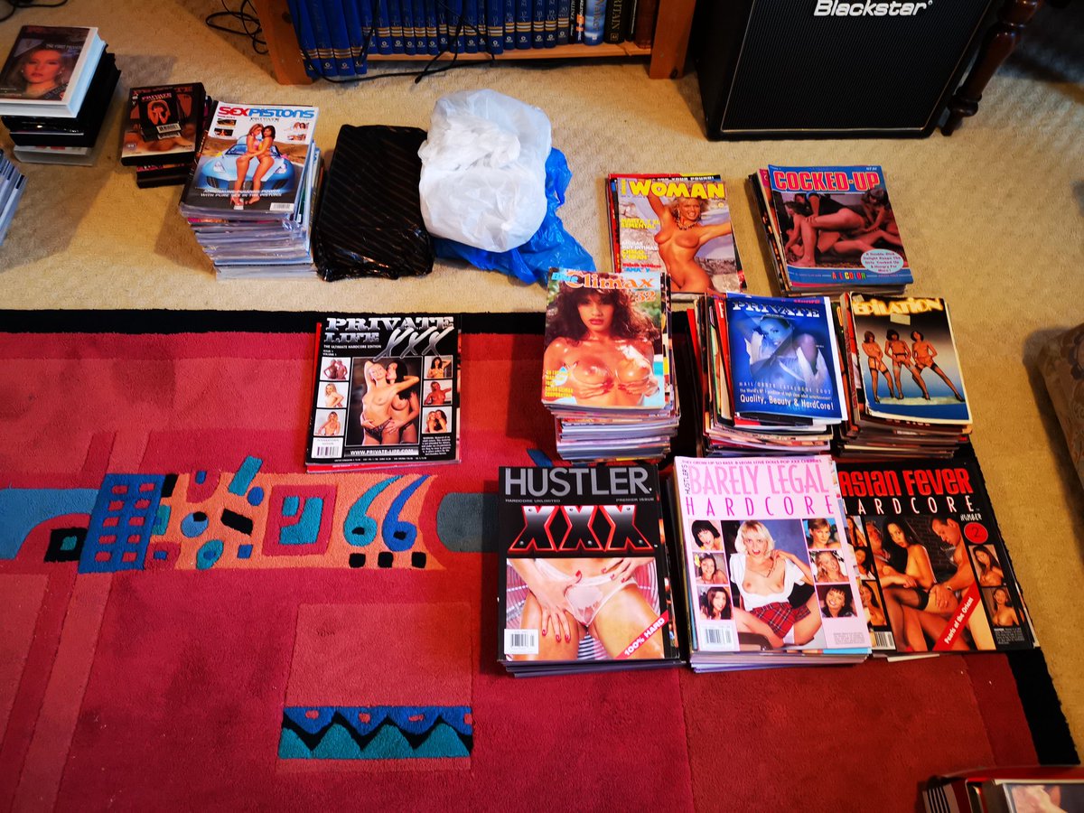 Another great pick-up today in Milton Keynes over 600 #privatemag #tripleX #pirate #privatesex the best of #BerthMilton plus the first 12 editions of #hustler XXX