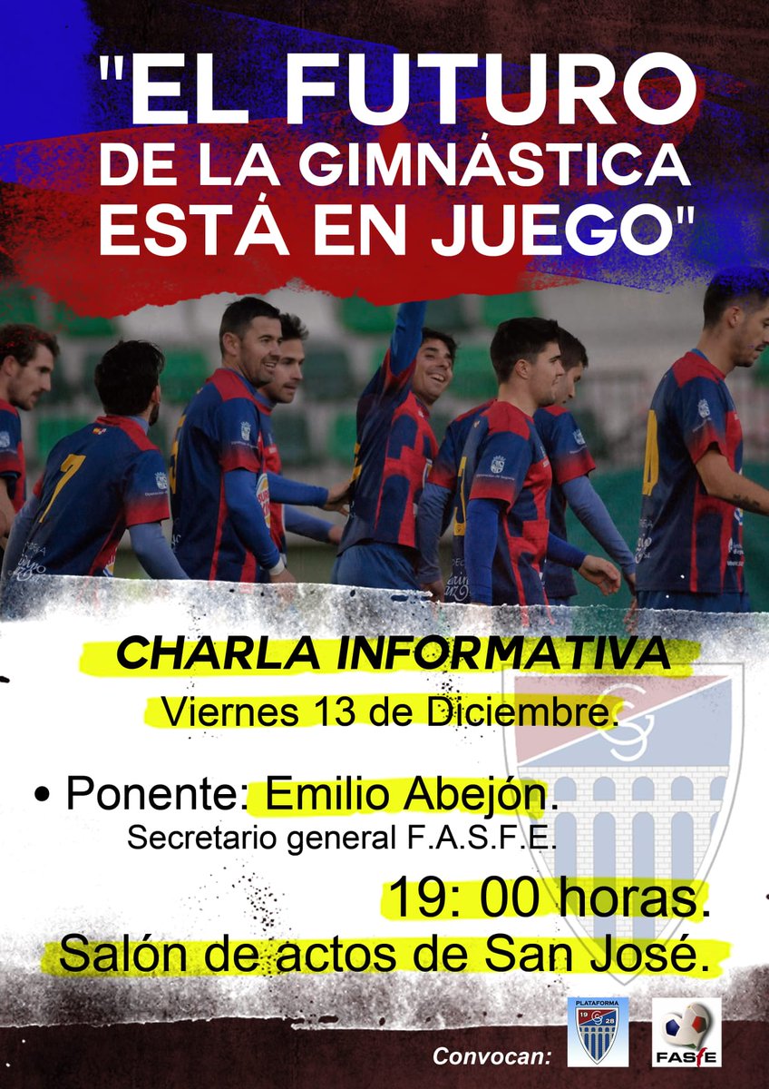 La <a href="/Plataforma1928/">Plataforma 1928</a> convoca esta charla informativa para el próximo viernes, con Emilio Abejón, Secretario general de <a href="/FASFEaficion/">FASFE</a>