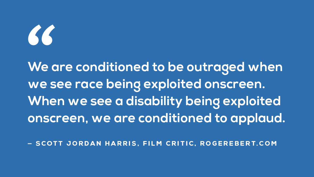 Vis4Disability's tweet image. Scott makes an important point about the representation of #disability in popular media. Please help us fight for authentic storytelling, diversity and inclusion @ScottFilmCritic. 

visibilityfordisability.ca
vimeo.com/376855043

#InclusionMatters #Diversity #disabilities