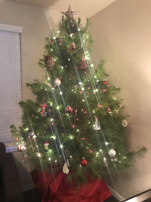 Tree is up 🥰 https://t.co/rPfyROu9FY<a href="/tag/naughty"class="tags"><span>#naughty</span></a>