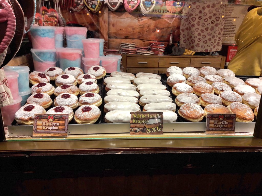 Doctor_Astro's tweet photo. For reference those are buckets behind the #Krapfen #SuperDonuts #Vienna https://t.co/aOkOoC6ML9
