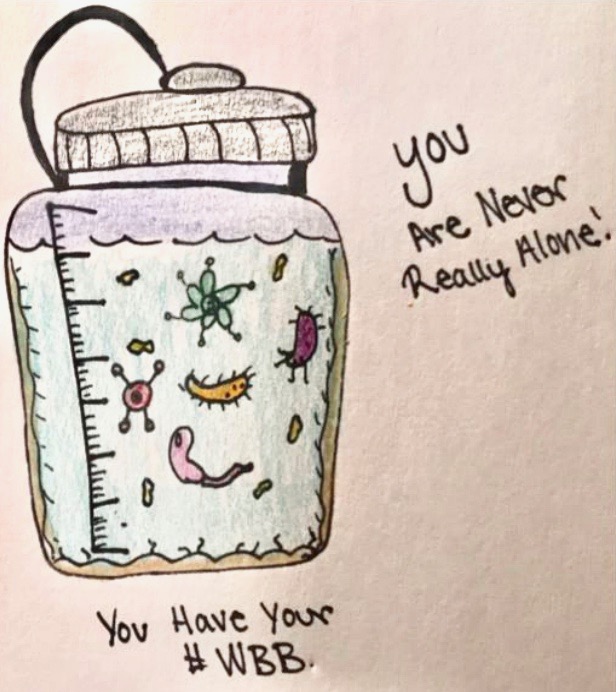markowenmartin's tweet photo. What I like best about teaching microbiology is when my #MicrobialPerspective begins to invade the minds of #Bio350 #Micronauts. After isolation and 16S analysis, I start seeing cartoons like these. #WBB #WaterBottleBuddies #MicrobialCentrism @univpugetsound @ASMicrobiology https://t.co/xiHIAsV5Qs