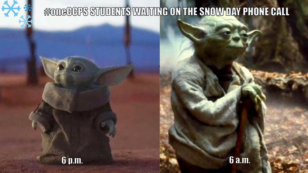 oneccps's tweet photo. Yes, we’re watching too! #oneCCPS #SnowDay https://t.co/1MafGjihBI