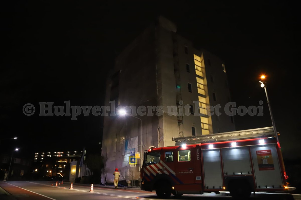 Melding brandweer Jan Tooropstraat Weesp