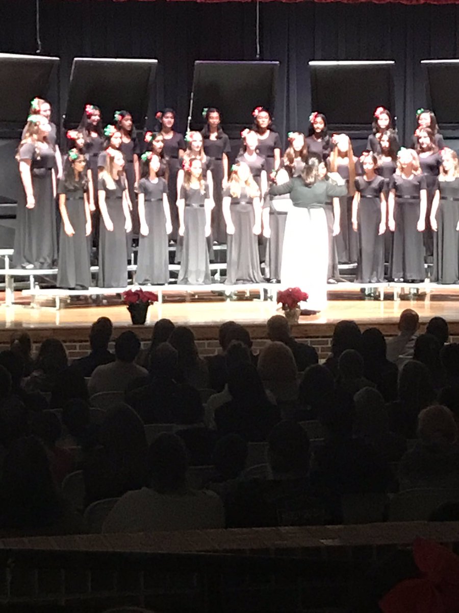 #villagenorth Choir is bringing out the Winter cheer. Great job Mrs. Nordgren and choir singers!