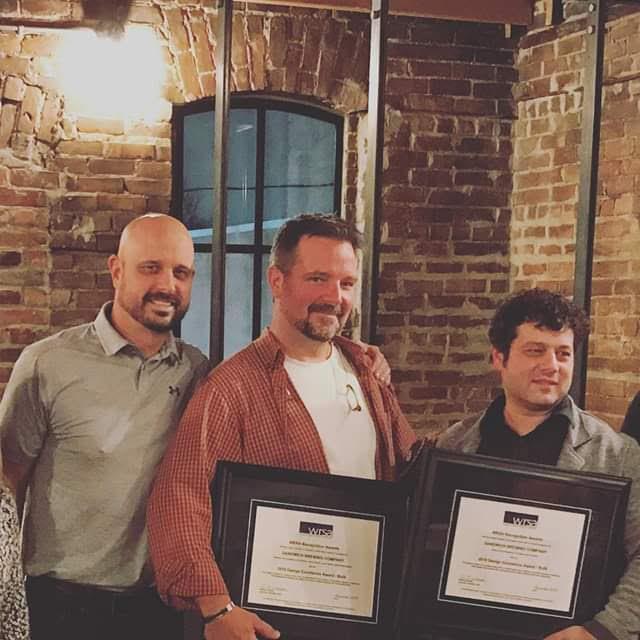 SandwichBrewing's tweet photo. Pretty damn proud of this. We worked our  *sses off: 
Wow! What an amazing honor to receive the 2019 Design Excellence Award from WRSA (Windsor Region Society of Architects). Thank you so much for the recognition @wrsarchitects Studio G &amp; G Inc architect. https://t.co/7DUKWxshwc
