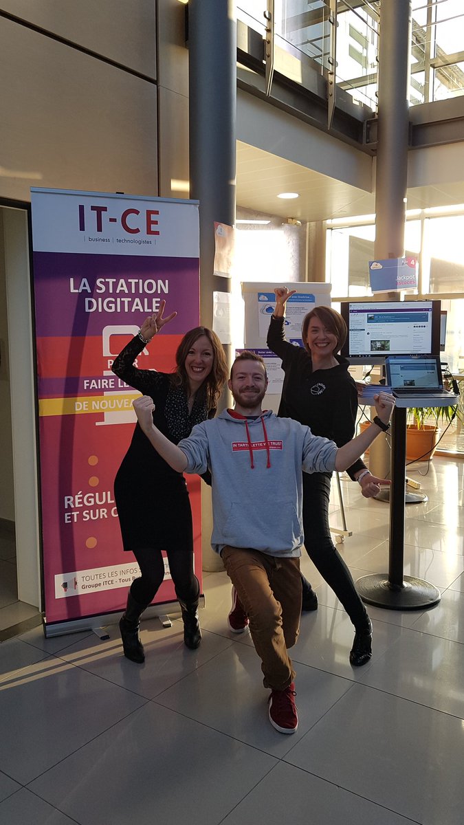 Isabelle_Kohl's tweet photo. #StationDigitale @ITCaisseEpargne 5ème Edition à Strasbourg sur Office365 et les nouveautés sur l'appli Banque et les Innovations. 
#TeamAmbassadeursITCE 🐿 https://t.co/yndwmWnfbc