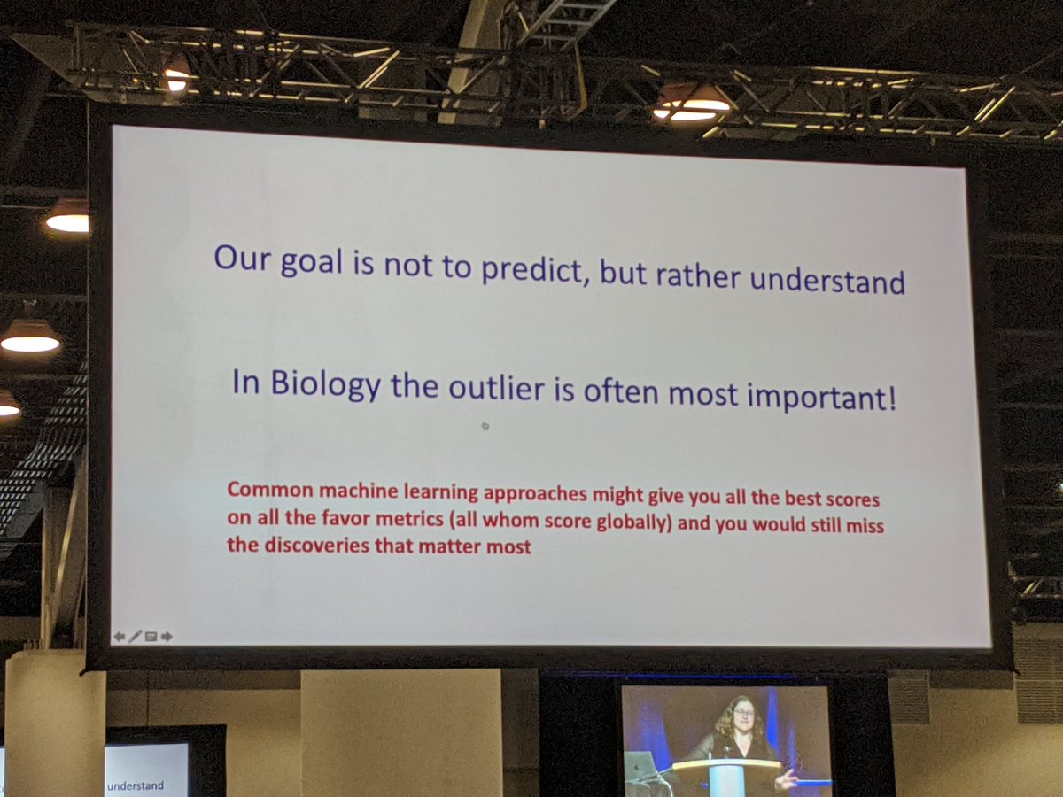 the goal is not to predict, but rather to understand

The outlier is often the most important

Common ML approaches might give you all the best scores on your favorite global metrics, and you could still miss the discoveries that matter most