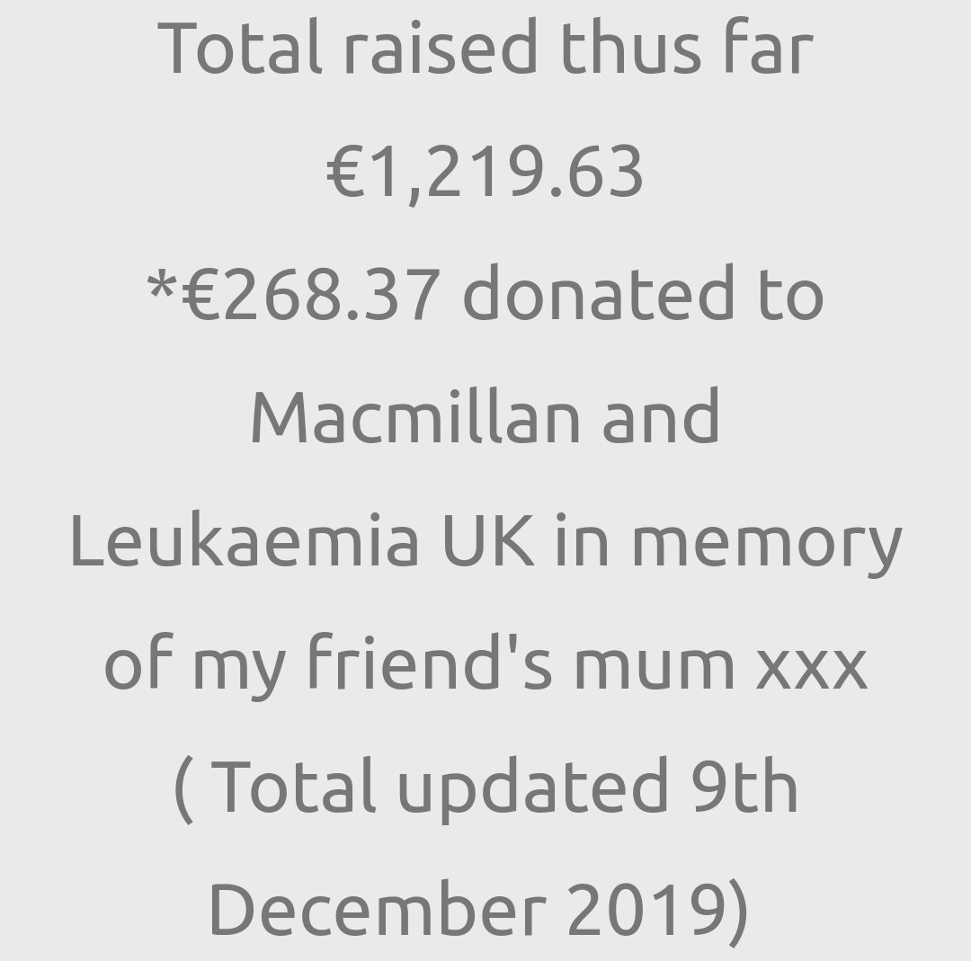 KodalineFanBase's tweet photo. Thank you everyone. The first donations have been made. The total now has exceeded €1200. Under the @CiaraFund the donations this year are going to @CRYIre &amp; @HHTireland.  As always thank you. Your support and generoristy over the years has been overwhelming  💚💞🕊 https://t.co/IVeS0pkYLC