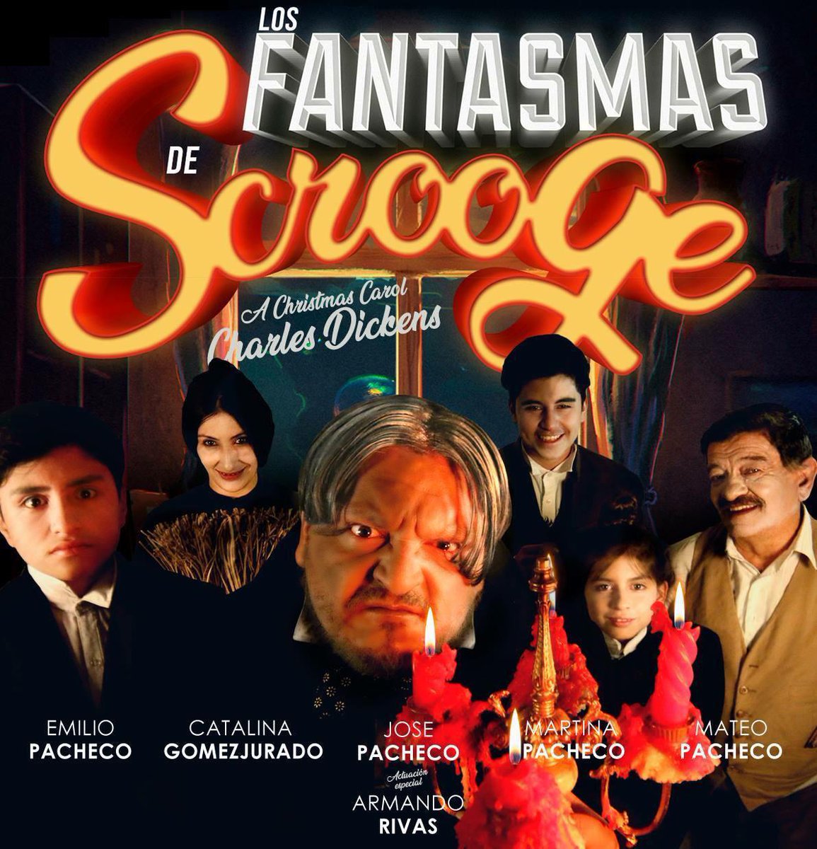 COMEDIA FAMILIAR 🎭
*“Los fantasmas de Scrooge”*
Jueves y viernes del 12 al 27  y el sábado 21 de diciembre 2019‼
💵Cover: $18 ($8 consumibles)
Cena show: $27 
⏰19:30
📍Creperola del Teatro  (18 de septiembre entre 9 de octubre y amazonas) 
☎ Reservas : 099 858 9640/ 022557568