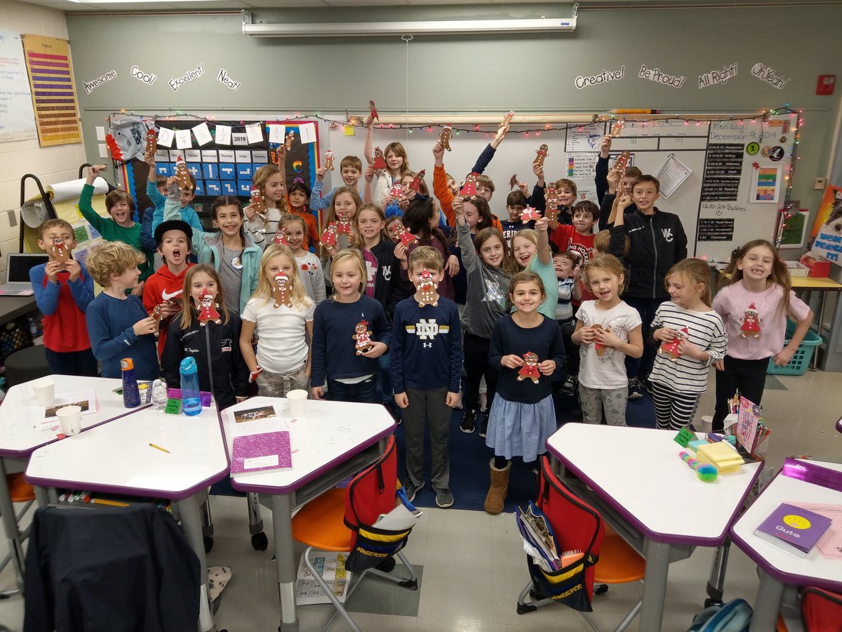 Schlemmopoulos rules! Miss Giannakopoulos's 2nd grade and Mrs. Schlemm's 4th grade made gingerbread men and women😊
#sheridanshines #findingjoy67