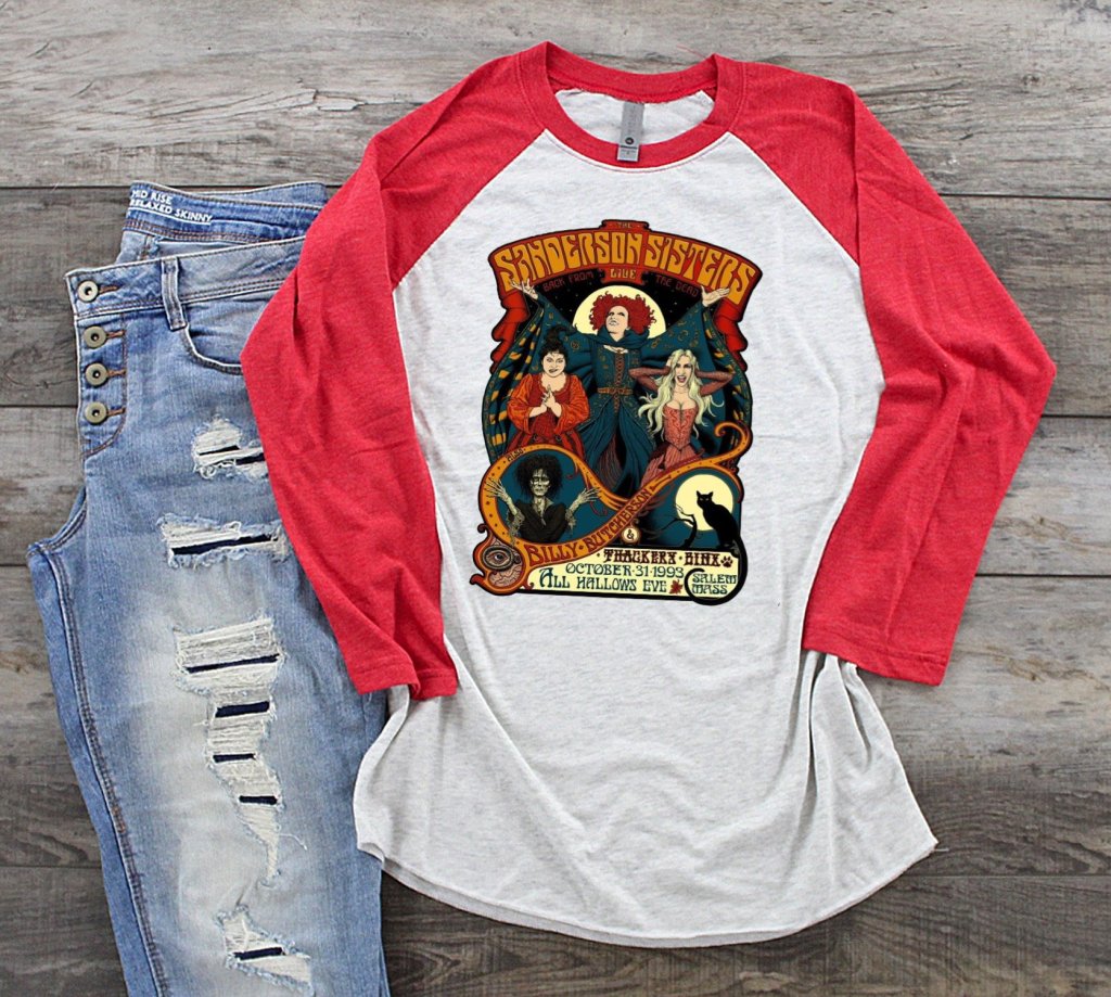 creartivemind's tweet image. Sanderson Sisters/Halloween Shirt/Hocus Pocus/Witch Shirt/Fall Shirt/Vintage Raglan T-Shirt creartivemind.com/product/sander…