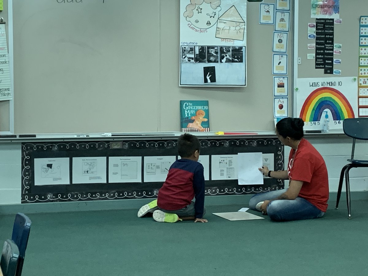 MrsBlaber's tweet photo. In Kindergarten writing conferences always include students talking about their drawing and writing with teachers, and looking at different exemplars to help them see their strengths and what more they can do to be better writers. #WeAreKeaau #Bencomo #Amana https://t.co/3mdO3EtsaJ