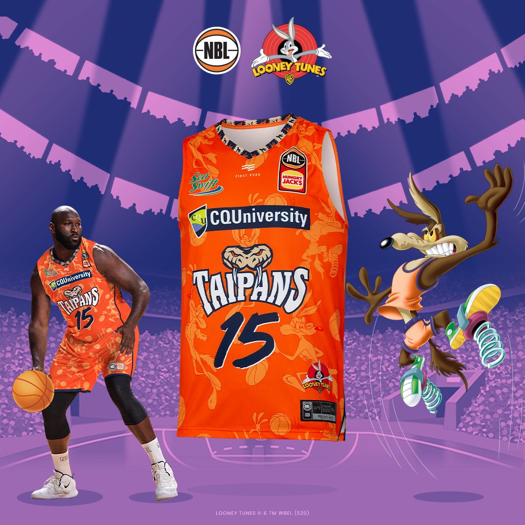 NBL on X: Let's get ready to RUMBLE! A sporting uniform first, a  collaboration like never seen before, the official NBL x Looney Tunes range  is HERE! Jerseys & streetwear from $39.95
