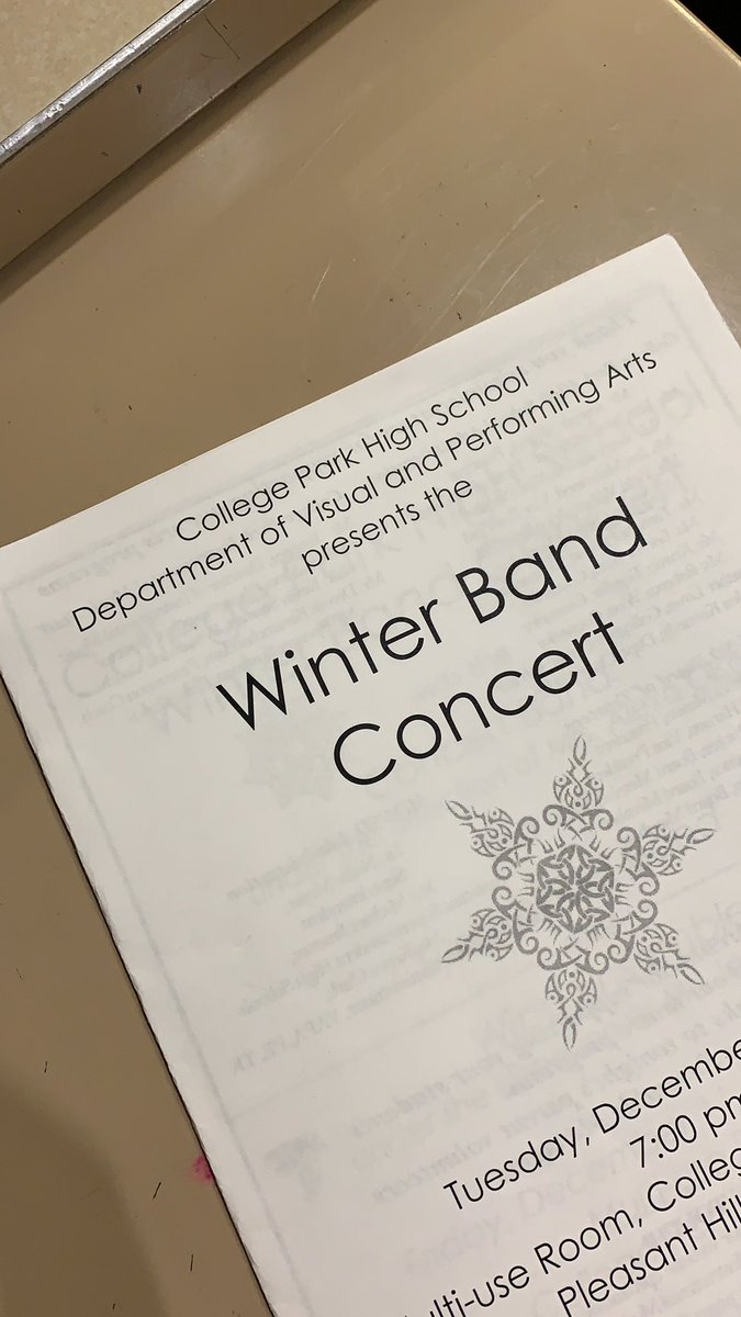 CPHSmusic's tweet photo. #Band Concert TONIGHT! Feat. Concert Band, Symphonic Band & Wind Ensemble! 7:00p in CP MU. Admission FREE #CPband #MDUSD https://t.co/rrgwTZdXXM