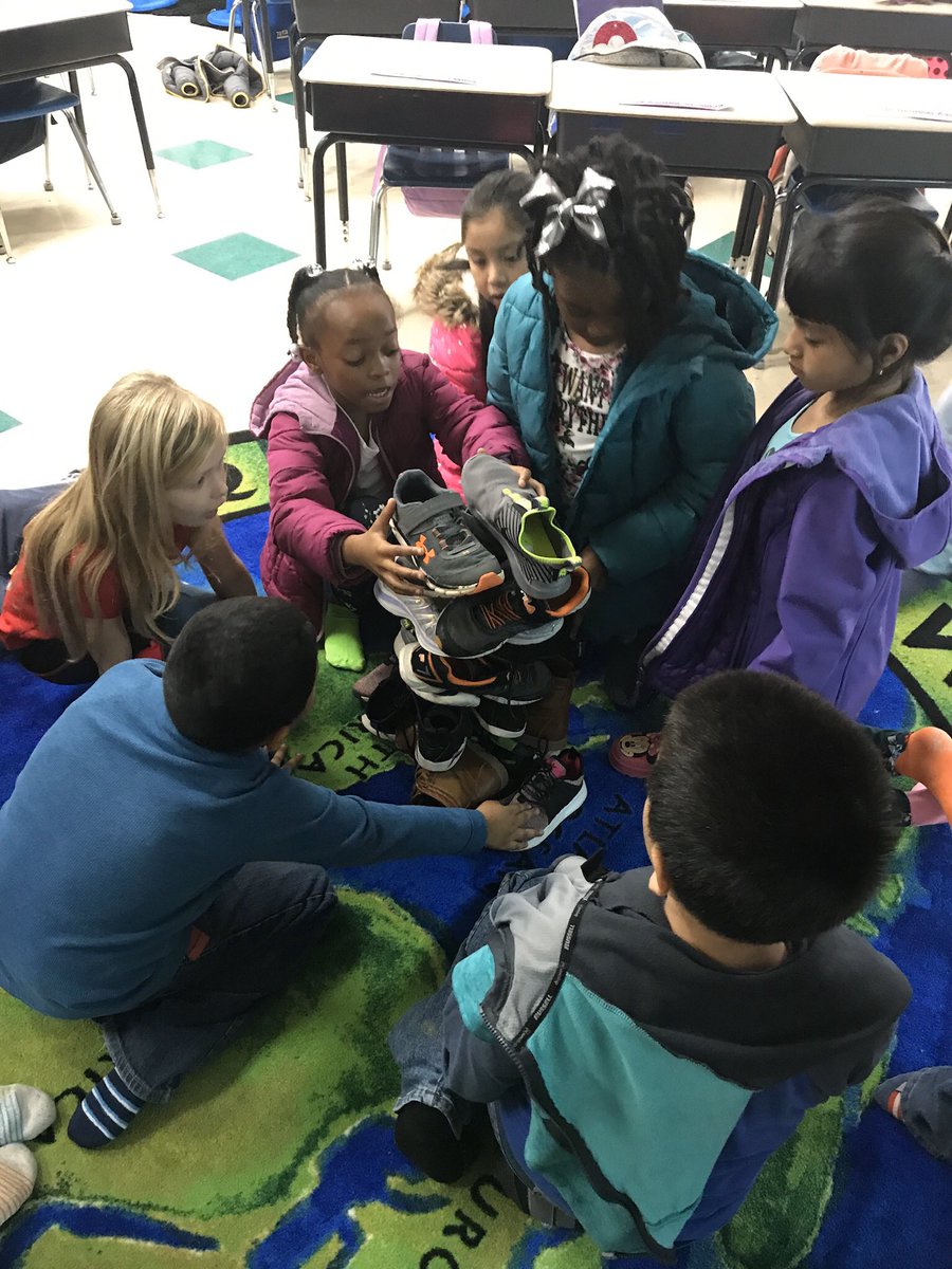 Esimons412's tweet photo. We synergized today in morning meeting during the Leaning Tower of Feetza challenge! #weareaycock #teamwork @AYCOCKSCHOOL https://t.co/Cg3ZoAJy4K