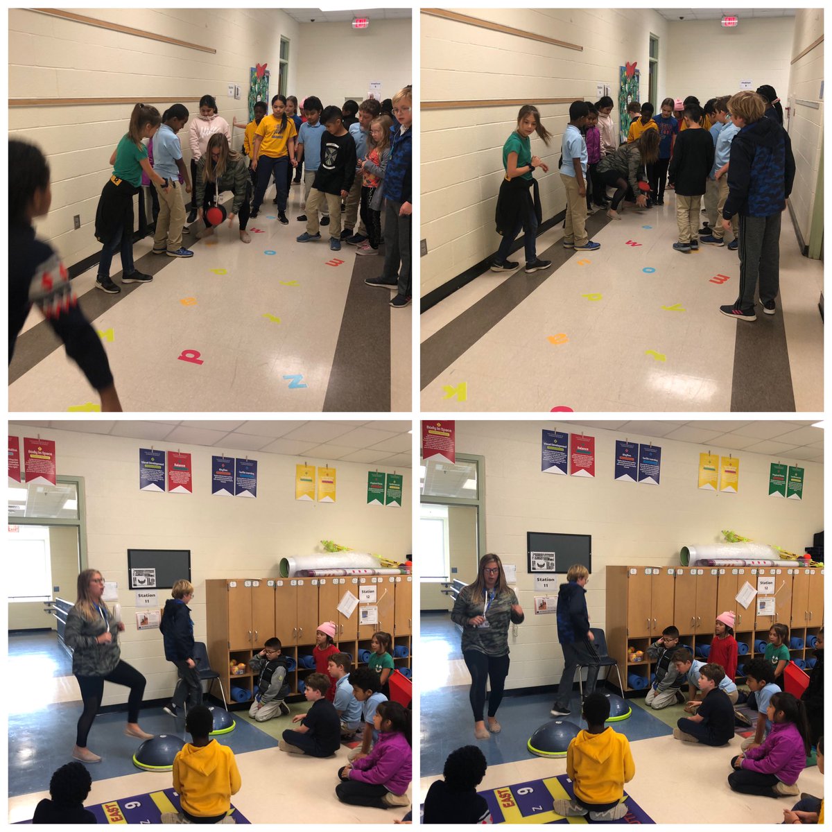 PrincipalGarvin's tweet photo. Ms. Michelino & her 4th grade Ss had an amazing experience in our 3-5 #B3Lab during Phys. Activity! Super proud of her energy & enthusiasm. Love the heart•hustle•hype @IdlewildES! ❤️ 90-Day School Makeover: Movement Edition @CMSHPE @cmspe225 @arom07 #ThisIsYourBrainOnMovement https://t.co/W0Qf4nEH3Y