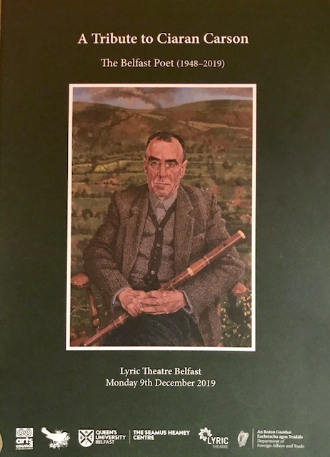 UCDPoetry's tweet photo. Such a moving tribute to #CiaranCarson last night @LyricBelfast - amazing performance by @una_music and memorable readings from #MichaelLongley, @Manuela_Moser, Sinéad Morrissey... So our #adventpoem for today is Carson's sublime "Snow" - "what then / what now" https://t.co/lUdMaJyEl2