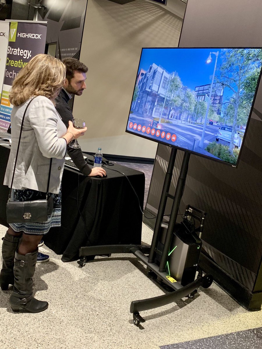 Excited to showcase the interactive walkthroughs of <a href="/port_covington/">Port Covington</a> at tonight’s annual mtg for @Econ_Alliance! So many reasons to #celebrateourregion! 🎉