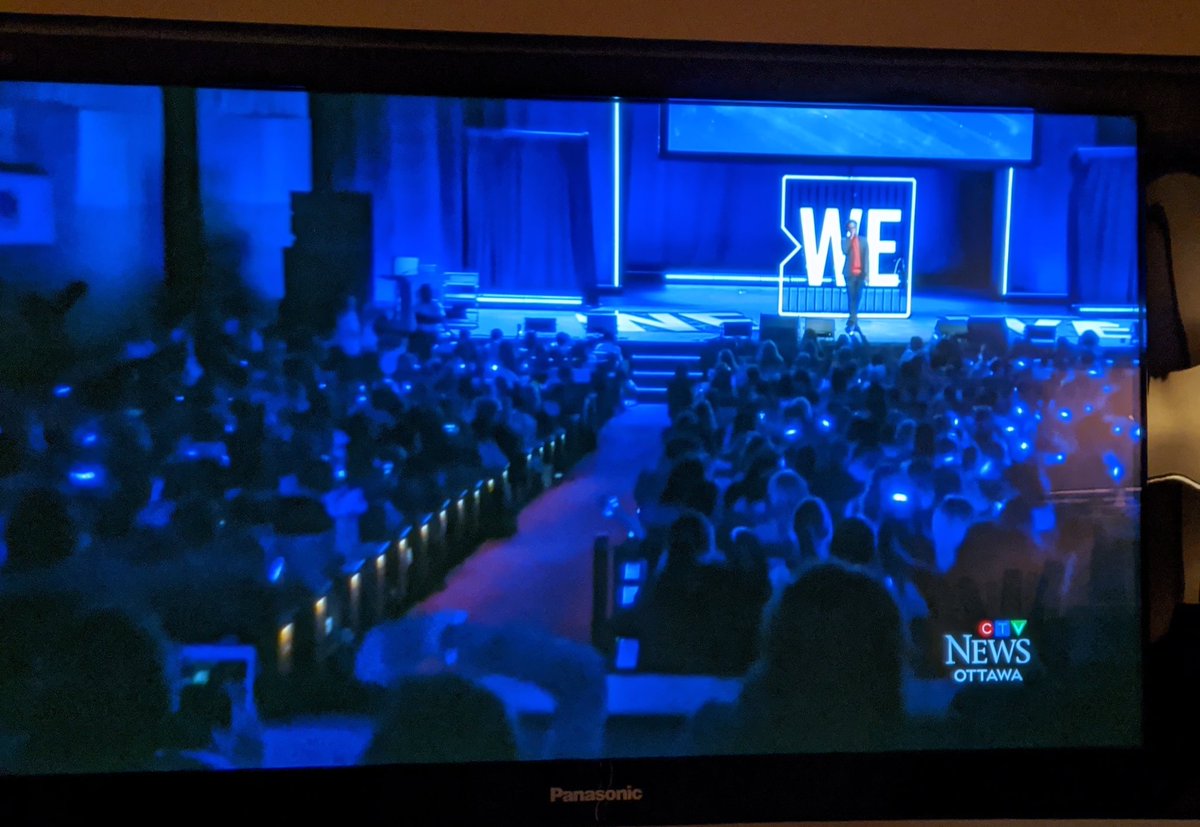 tanya_ottgrl's tweet photo. Watching the news tonight and caught Ali and Ladi from #SawmillCreekES who are part of the Man Tea group speaking at #wedayottawa @OCDSB https://t.co/gxLTNWDyhs