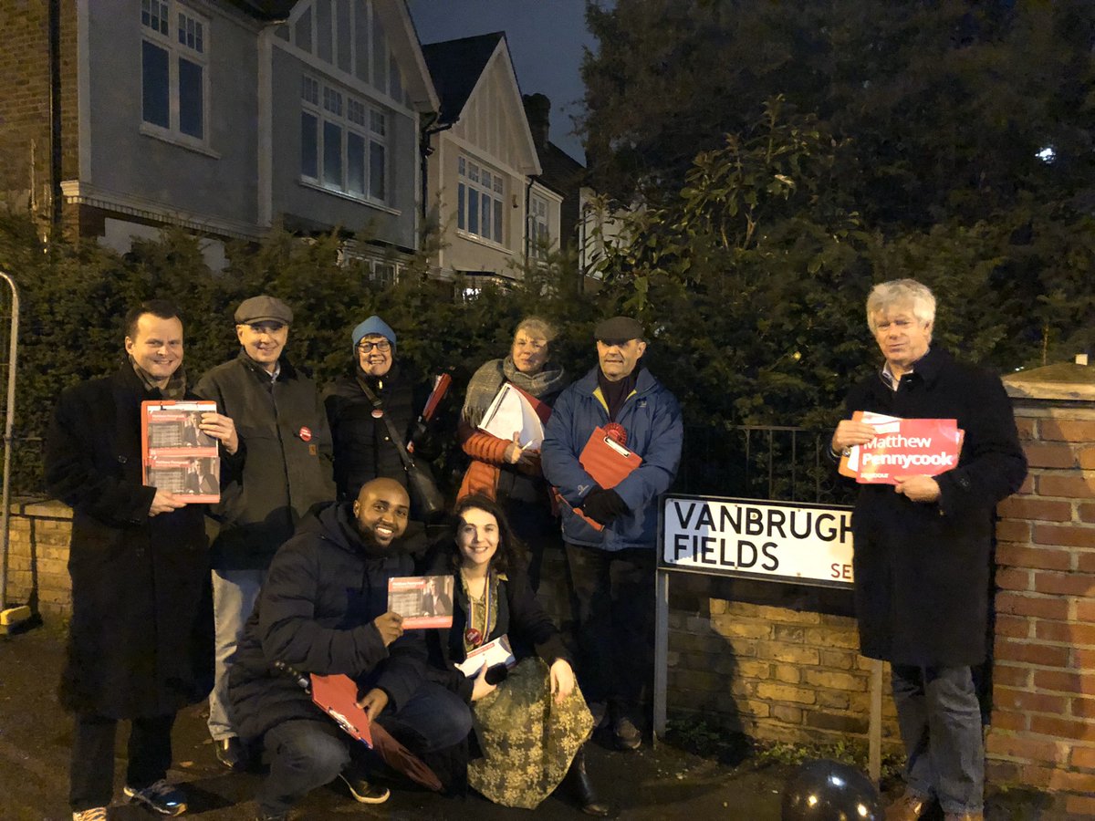 Another day, another door knocked. We braved the wind and slight rain this evening to talk to voters ahead of Thursdays election. Lots of support to re-elect <a href="/mtpennycook/">Matthew Pennycook MP</a> #labourdoorstep