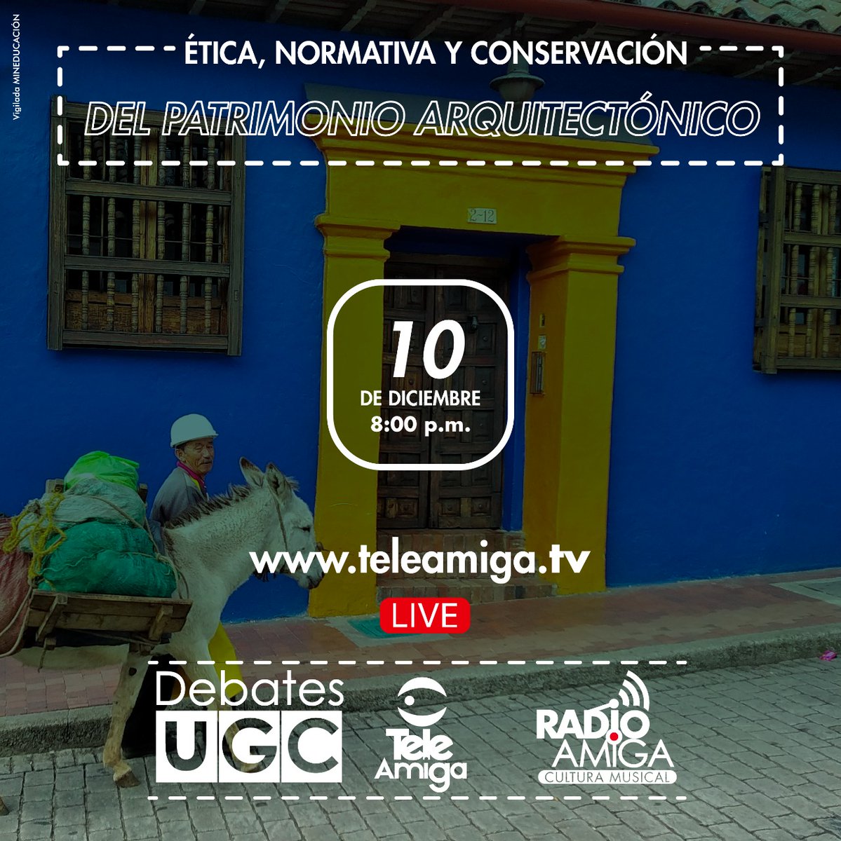 Canalteleamiga's tweet photo. Esta noche en #DebatesUGC hablaremos sobre la importancia cultural que tiene nuestro patrimonio arquitectónico actualmente.
No te pierdas esta conversación a las 8:00 p.m. por #Teleamiga #televisióndevalores https://t.co/oP6avMFYIV